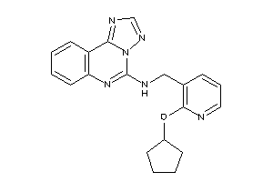 [2-(cyclopentoxy)-3-pyridyl]methyl-([1,2,4]triazolo[1,5-c]quinazolin-5-yl)amine