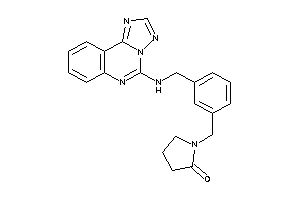 1-[3-[([1,2,4]triazolo[1,5-c]quinazolin-5-ylamino)methyl]benzyl]-2-pyrrolidone