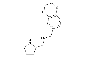 2,3-dihydro-1,4-benzodioxin-6-ylmethyl(pyrrolidin-2-ylmethyl)amine