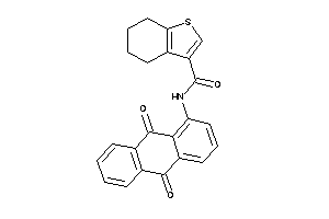Image of N-(9,10-diketo-1-anthryl)-4,5,6,7-tetrahydrobenzothiophene-3-carboxamide
