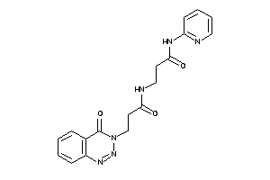 3-(4-keto-1,2,3-benzotriazin-3-yl)-N-[3-keto-3-(2-pyridylamino)propyl]propionamide