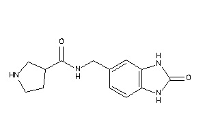 N-[(2-keto-1,3-dihydrobenzimidazol-5-yl)methyl]pyrrolidine-3-carboxamide