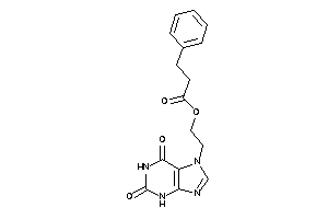 3-phenylpropionic Acid 2-(2,6-diketo-3H-purin-7-yl)ethyl Ester