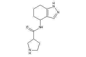 N-(4,5,6,7-tetrahydro-1H-indazol-4-yl)pyrrolidine-3-carboxamide