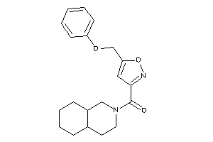 3,4,4a,5,6,7,8,8a-octahydro-1H-isoquinolin-2-yl-[5-(phenoxymethyl)isoxazol-3-yl]methanone