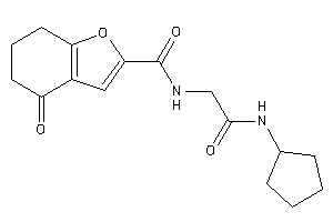 N-[2-(cyclopentylamino)-2-keto-ethyl]-4-keto-6,7-dihydro-5H-benzofuran-2-carboxamide