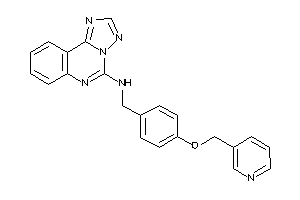 [4-(3-pyridylmethoxy)benzyl]-([1,2,4]triazolo[1,5-c]quinazolin-5-yl)amine