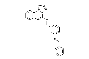 (2-benzoxy-4-pyridyl)methyl-([1,2,4]triazolo[1,5-c]quinazolin-5-yl)amine