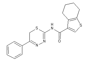 Image of N-(5-phenyl-6H-1,3,4-thiadiazin-2-yl)-4,5,6,7-tetrahydrobenzothiophene-3-carboxamide