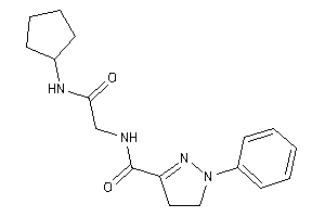 N-[2-(cyclopentylamino)-2-keto-ethyl]-1-phenyl-2-pyrazoline-3-carboxamide