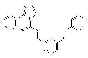 [3-(2-pyridylmethoxy)benzyl]-([1,2,4]triazolo[1,5-c]quinazolin-5-yl)amine