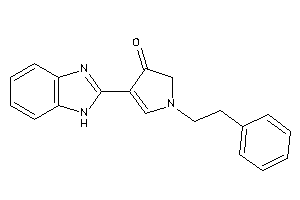 4-(1H-benzimidazol-2-yl)-1-phenethyl-2-pyrrolin-3-one