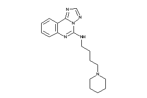 Image of 4-piperidinobutyl([1,2,4]triazolo[1,5-c]quinazolin-5-yl)amine