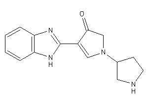 4-(1H-benzimidazol-2-yl)-1-pyrrolidin-3-yl-2-pyrrolin-3-one