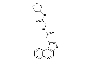 2-[(2-benzo[e]benzofuran-1-ylacetyl)amino]-N-cyclopentyl-acetamide