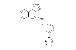 (2-imidazol-1-yl-4-pyridyl)methyl-([1,2,4]triazolo[1,5-c]quinazolin-5-yl)amine