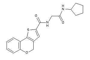 N-[2-(cyclopentylamino)-2-keto-ethyl]-4H-thieno[3,2-c]chromene-2-carboxamide