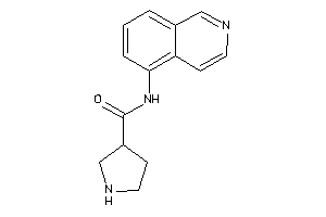 N-(5-isoquinolyl)pyrrolidine-3-carboxamide