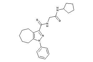 N-[2-(cyclopentylamino)-2-keto-ethyl]-1-phenyl-5,6,7,8-tetrahydro-4H-cyclohepta[c]pyrazole-3-carboxamide