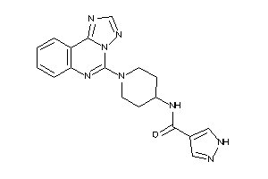 N-[1-([1,2,4]triazolo[1,5-c]quinazolin-5-yl)-4-piperidyl]-1H-pyrazole-4-carboxamide