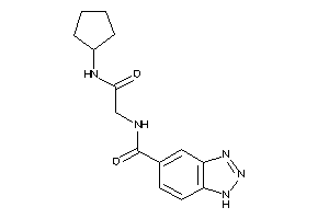 N-[2-(cyclopentylamino)-2-keto-ethyl]-1H-benzotriazole-5-carboxamide