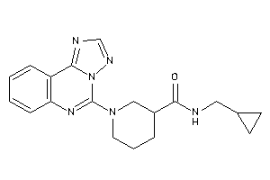 N-(cyclopropylmethyl)-1-([1,2,4]triazolo[1,5-c]quinazolin-5-yl)nipecotamide