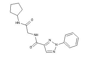 N-[2-(cyclopentylamino)-2-keto-ethyl]-2-phenyl-triazole-4-carboxamide