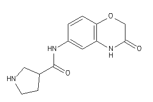 N-(3-keto-4H-1,4-benzoxazin-6-yl)pyrrolidine-3-carboxamide