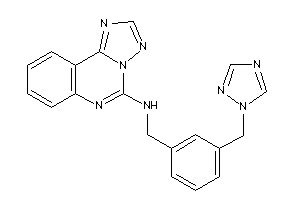 [1,2,4]triazolo[1,5-c]quinazolin-5-yl-[3-(1,2,4-triazol-1-ylmethyl)benzyl]amine