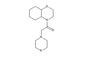 1-(2,3,4a,5,6,7,8,8a-octahydrobenzo[b][1,4]oxazin-4-yl)-2-thiomorpholino-ethanone