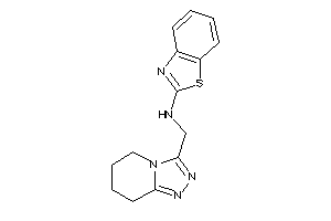 1,3-benzothiazol-2-yl(5,6,7,8-tetrahydro-[1,2,4]triazolo[4,3-a]pyridin-3-ylmethyl)amine