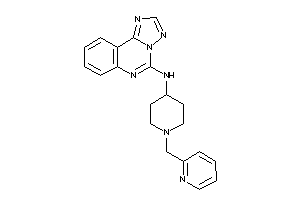 [1-(2-pyridylmethyl)-4-piperidyl]-([1,2,4]triazolo[1,5-c]quinazolin-5-yl)amine