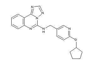 [6-(cyclopentoxy)-3-pyridyl]methyl-([1,2,4]triazolo[1,5-c]quinazolin-5-yl)amine