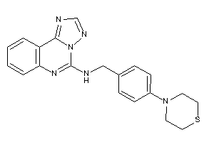 Image of (4-thiomorpholinobenzyl)-([1,2,4]triazolo[1,5-c]quinazolin-5-yl)amine