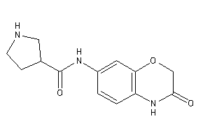 N-(3-keto-4H-1,4-benzoxazin-7-yl)pyrrolidine-3-carboxamide