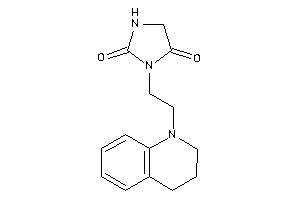 3-[2-(3,4-dihydro-2H-quinolin-1-yl)ethyl]hydantoin