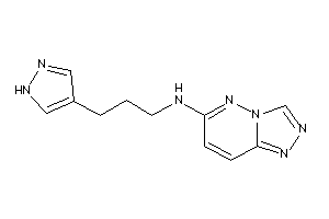 3-(1H-pyrazol-4-yl)propyl-([1,2,4]triazolo[3,4-f]pyridazin-6-yl)amine