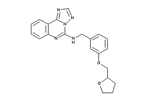 [3-(tetrahydrofurfuryloxy)benzyl]-([1,2,4]triazolo[1,5-c]quinazolin-5-yl)amine