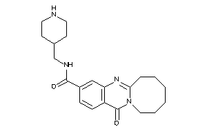 Image of 13-keto-N-(4-piperidylmethyl)-6,7,8,9,10,11-hexahydroazocino[2,1-b]quinazoline-3-carboxamide