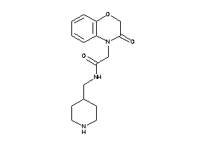 2-(3-keto-1,4-benzoxazin-4-yl)-N-(4-piperidylmethyl)acetamide