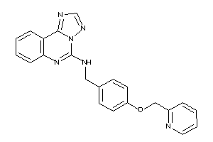 [4-(2-pyridylmethoxy)benzyl]-([1,2,4]triazolo[1,5-c]quinazolin-5-yl)amine