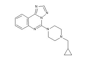 Image of 5-[4-(cyclopropylmethyl)piperazino]-[1,2,4]triazolo[1,5-c]quinazoline