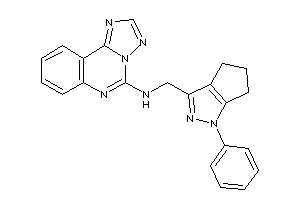 (1-phenyl-5,6-dihydro-4H-cyclopenta[c]pyrazol-3-yl)methyl-([1,2,4]triazolo[1,5-c]quinazolin-5-yl)amine