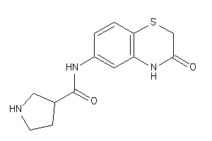 N-(3-keto-4H-1,4-benzothiazin-6-yl)pyrrolidine-3-carboxamide