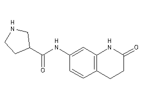 N-(2-keto-3,4-dihydro-1H-quinolin-7-yl)pyrrolidine-3-carboxamide