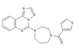 3-thienyl-[4-([1,2,4]triazolo[1,5-c]quinazolin-5-yl)-1,4-diazepan-1-yl]methanone