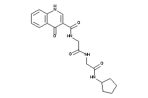 N-[2-[[2-(cyclopentylamino)-2-keto-ethyl]amino]-2-keto-ethyl]-4-keto-1H-quinoline-3-carboxamide