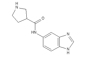 N-(1H-benzimidazol-5-yl)pyrrolidine-3-carboxamide