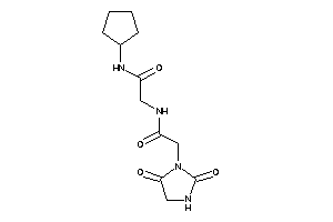 N-cyclopentyl-2-[[2-(2,5-diketoimidazolidin-1-yl)acetyl]amino]acetamide