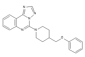 5-[4-(phenoxymethyl)piperidino]-[1,2,4]triazolo[1,5-c]quinazoline